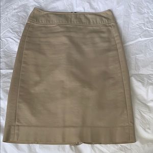 Gap Khaki pencil skirt
